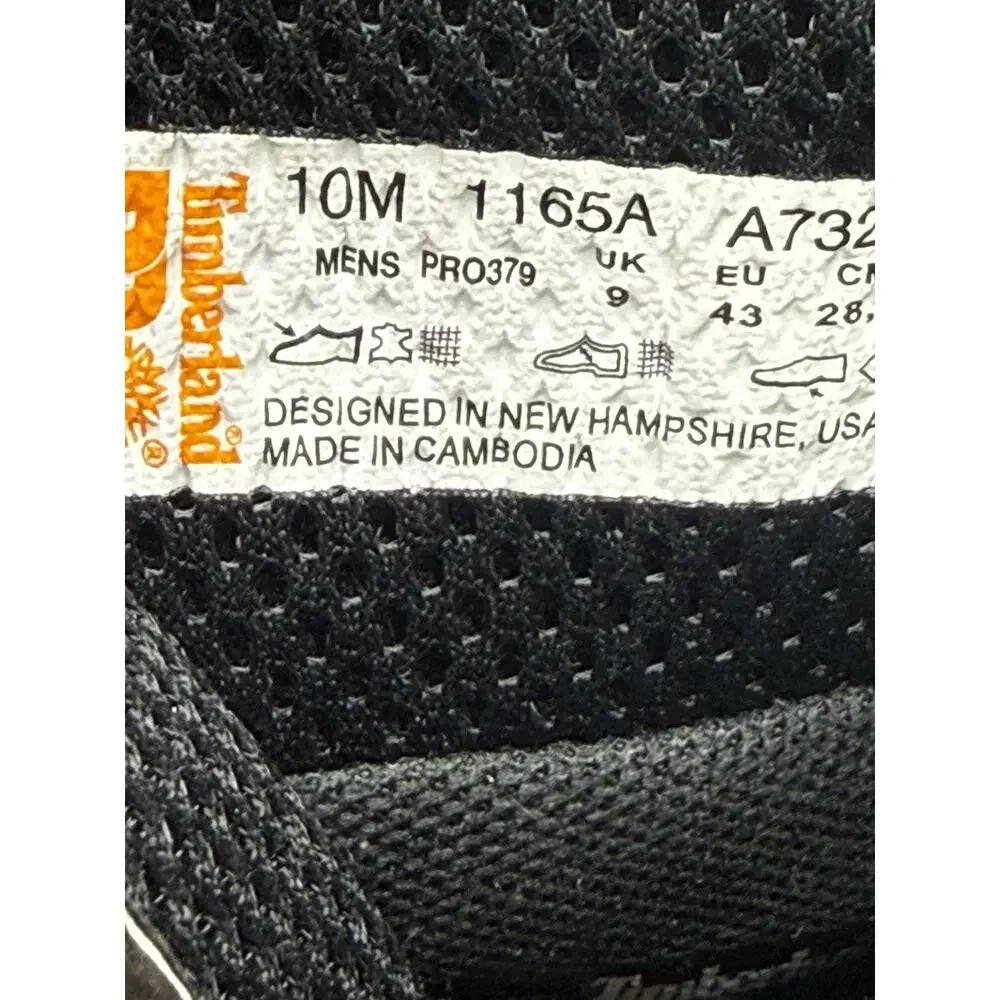 Timberland Pro Composite Toe MENS POLICE DUTY IN Black 1165A Size 10